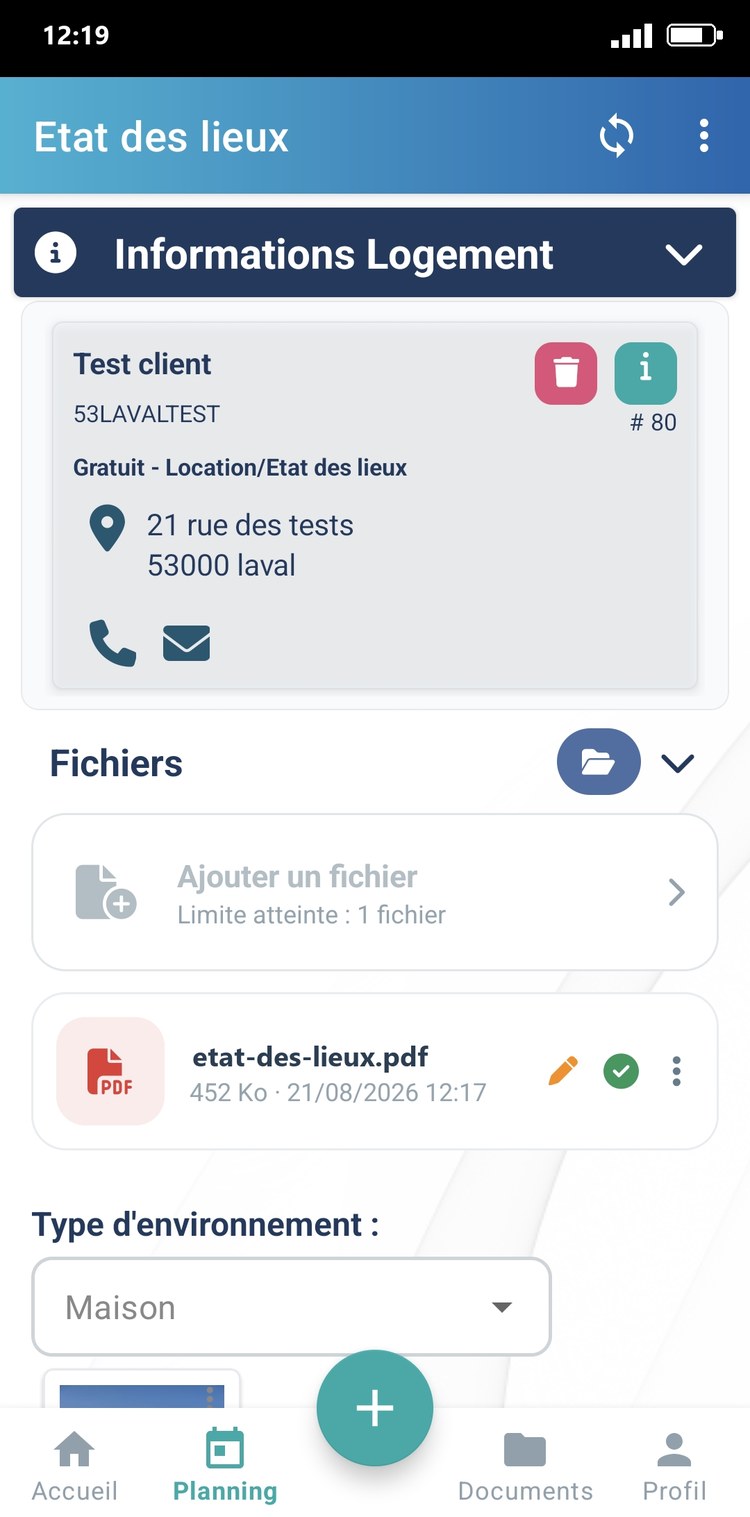 Oskala App - Formulaire de saisie