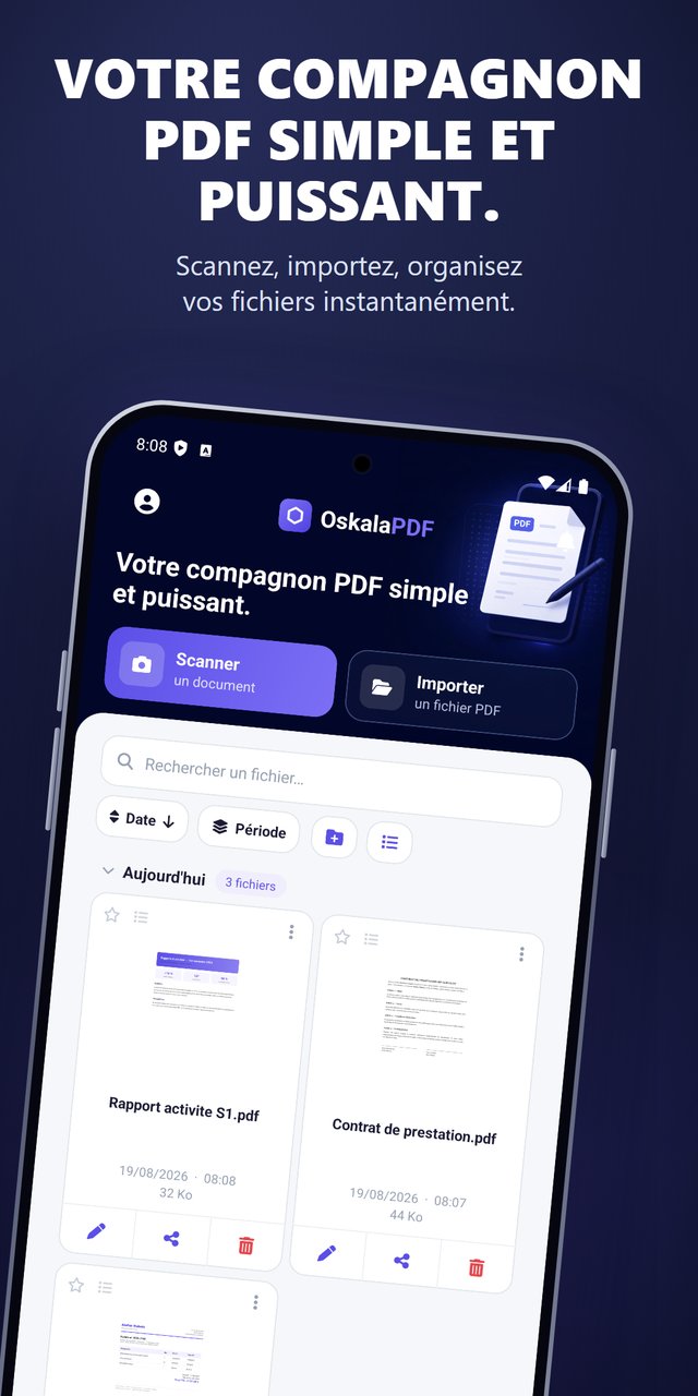 OskalaPDF - Votre compagnon PDF simple et puissant